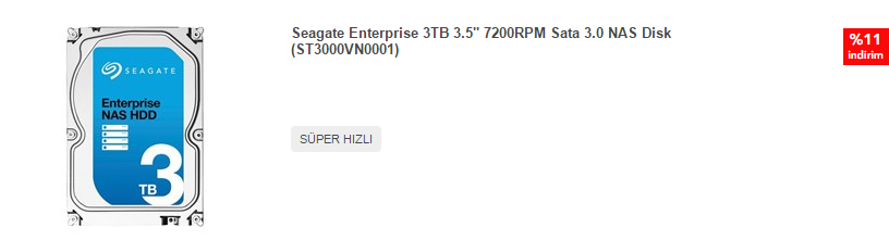 Seagate disk fiyatlar