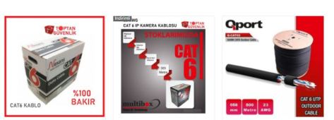 cat 6 ip kamera kablosu