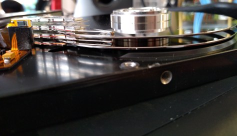 3.5 inç harddisk yan görünüm