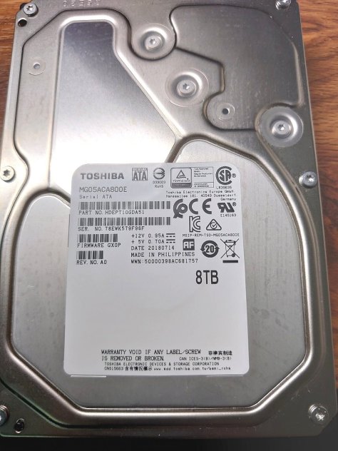 Toshiba MG05ACA800E kurumsal harddisk