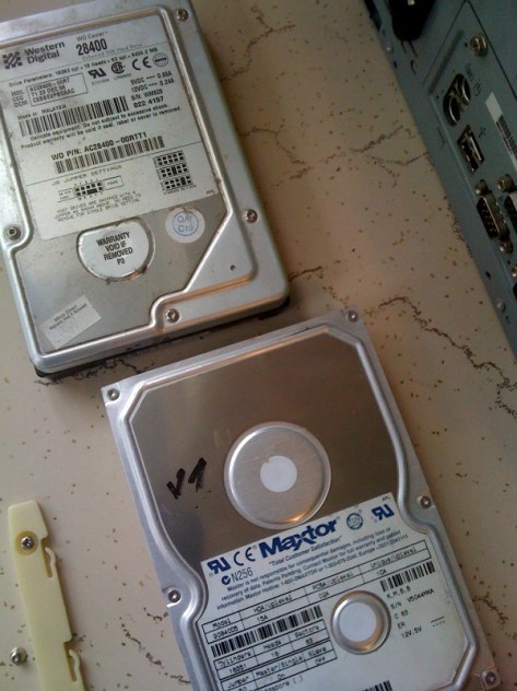 Harddisk depolama